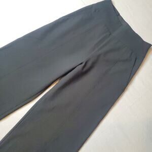 Epoque Evolution Women's Size 4 Wide Split Leg Trouser Pant Wool Blend Black